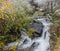 Tristaina river autumn and winter Andorra