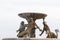 Triton Fountain in capital of Malta - Valletta, Europe