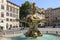 Triton Fountain at Piazza Barberini, Rome, Italy