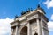 Triumph Arc - Arco Della Pace in Sempione park in Milan, Italy