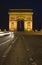 Triumph arch in paris - night