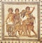Triumph of Bacchus, roman mosaic, Andalusia, Spain