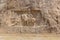 Triumph of Shapur I over the Roman emperors Valerian and Philip the Arab bas-relief in Naqsh-e Rostam, Ir