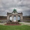 Triumphal Arch in Cinquantenaire Parc in Brussels