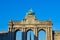 The Triumphal Arch in Cinquantenaire Parc in Brussels, Belgium