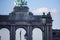 Triumphal arch and jubelpark brussels belgium