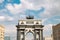 Triumphal Arch of Moscow gate on Kutuzov Avenue in Moscow, Russia