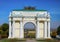 A triumphal arch in the north-eastern entrance to Novocherkassk. Russia