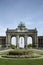 Triumphal arch in the Parc du Cinquantenaire in Brussels