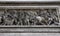 Triumphal arch in Paris low reliefs