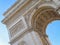 Triumphal Arch of the Star, Arc de Triomphe in Paris, France.
