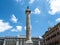 The Triumphal Column of Emperor Marcus Aurelius on Montecitoria in Rome Italy