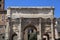 Triumphal Marble Arch of Septimius Severus on the Capitoline Hill, Roman Forum, Rome, Italy