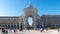 The Triumphal Rua Augusta Arch, Arco Triunfal da Rua Augusta at Lisbon City Center, Portugal