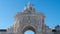 The Triumphal Rua Augusta Arch, Arco Triunfal da Rua Augusta at Lisbon City Center, Portugal