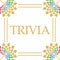 Trivia Colorful Floral Square