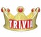 Trivia Word King Queen Crown Competition Game Winner