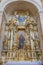 TRNAVA, SLOVAKIA - MARCH 3, 2014: The side baroque altar in Jesuits church from 18. cent..