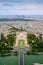 Trocadero and panorama of Paris