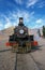The Trochita, a small and old train steam locomotive, in Patagonia Esquel argentina , 2015