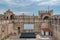 Trogir, Croatia, July 23, 2020: Courtyard of Kamerlengo castle i