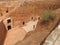 Troglodyte homes and underground caves of the Berbers in Sidi Driss, Matmata, Tunisia, Africa, on a clear day