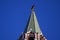Troitskaya Trinity tower of Moscow Kremlin. Color photo
