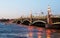 The Troitskiy Trinity Bridge. St. Petersburg. Russia