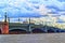 Troitsky bridge over the Neva river in St. Petersburg