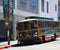 Trolley on Cannery Row at the Pacific in Downtown Monterey, California