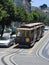 Trolley Car Climbing a San Francisco Hillside