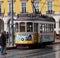 Trolley Car In Lisbon Portugal