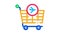 trolley for duty free products Icon Animation