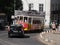 A trolley on the famous route 28 in Lisbon, Lisboa Portugal - 2