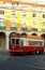 Trolley on lisbon portugal street