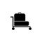 Trolley luggage icon