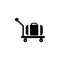 trolley luggage icon