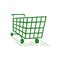 a trolley shopping cart logo icon design shop symbol vector illustrations