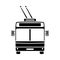 Trolleybus Icon Front View