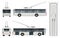 Trolleybus vector template