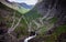 Trollstigen hairpin road