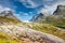 Trollstigen Troll`s road in Norway