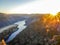 Trolltunga, Troll\'s tongue during sunset, Norway