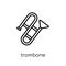 Trombone icon from Music collection.