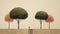 Trompe-l\\\'oeil: Four Trees In Figurative Minimalism