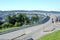 Tromso Bridge, landmarks of Tromso, impressive road bridge