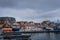 Tromso harbour in winter