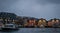 Tromso harbour in winter