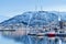 Tromso harbour at Winter, Norway