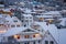 Tromso residential homes covered in snow